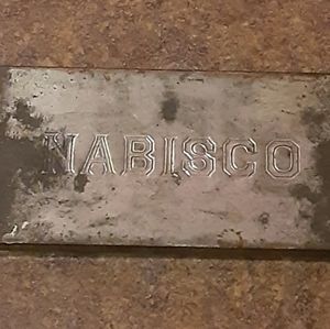 Antique Nabisco Metal Storage Tin